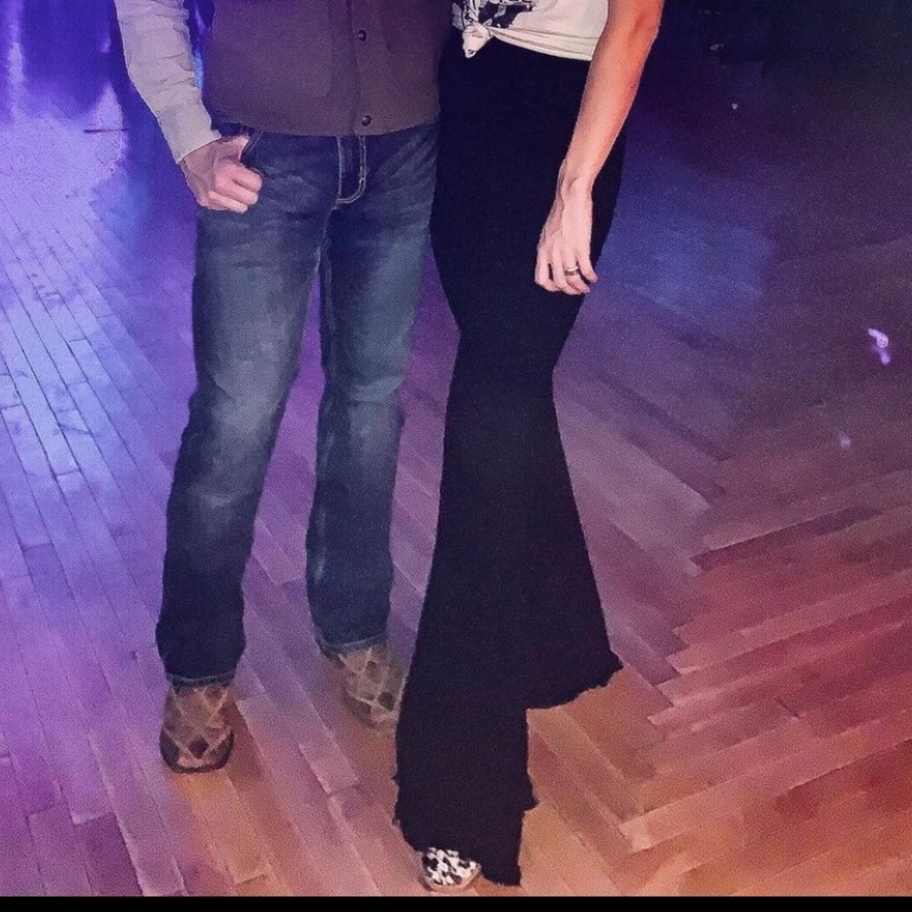 Black bell bottoms